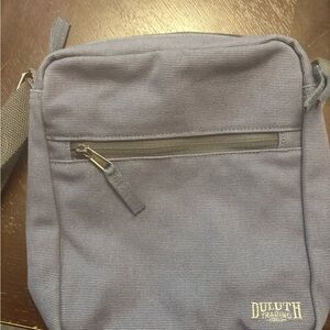 Duluth Trading Co navy/gray crossbody  Bag